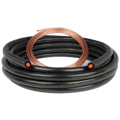 Mueller 40820500B6C Mini-Split Line Set 1/4 in Liquid Line 1/2 in Suction Line 50 ft L