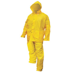 SAS Safety 6815-01 Rain Suit, Unisex, 2X-Large, Yellow, PVC/Polyester