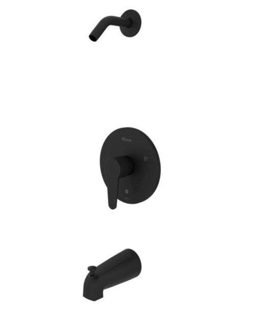 Pfister R89-070B One Handle Single Function Bathtub & Shower Faucet in Matte Black (Trim Only)