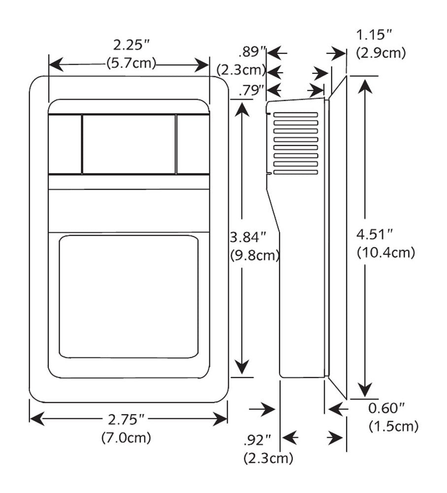 Schneider Electric ETR201 Room Temp Sensor 10K Ohm Type 2 Thermistor I/NET Compatibility