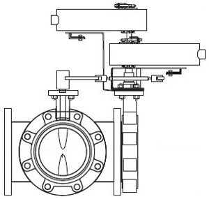 Schneider Electric VFF-631C-556D-L-13 Butterfly Valve Assembly 3 in