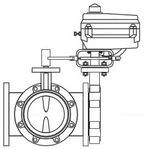 Schneider Electric VAFS-630C-F50-L-18 Valve Actuator Assembly 10 Inches 5430 cv