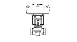 Schneider Electric VU-7213-650-4-07 Valve Assembly 1 in 2-way M900AR-VB