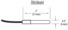 Veris Industries TRAD0 Specialty Temperature Sensor Remote Probe Stainless Steel Replacement TRAD0