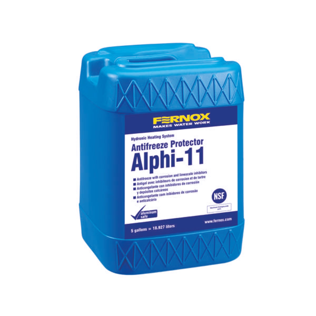 Fernox 155738-0005 Alphi-11 Antifreeze 100% - 5 Gallons