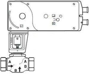 Schneider Electric VA-7213-593-4-11 SmartX Globe Valve Assembly 2 in 2-Way MA51-7203 Spring Return