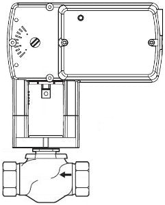 Schneider Electric VF-7213-804-4-08 SmartX Valve Assembly 1 in 2-Way MF51-7103-100