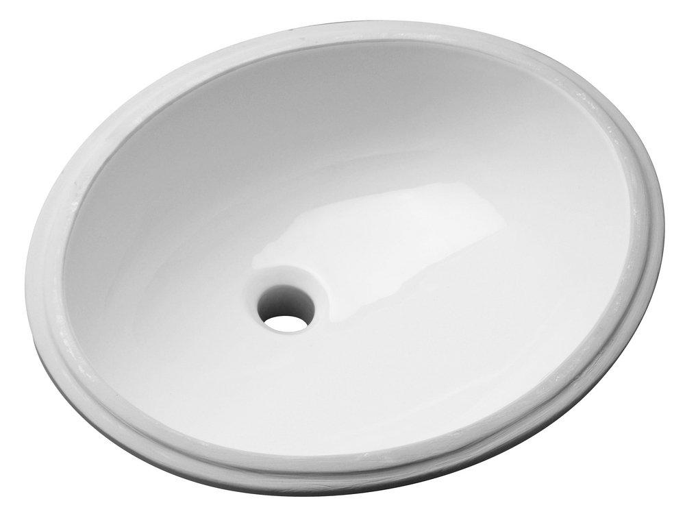 Zurn Z5220 Series 16 x 19 in. Oval Undermount Bathroom Sink