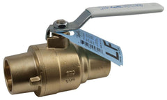 Apollo Valves 77FLF20301 77FLF-200 Series 1/2 in. Brass Full Port Solder 600# Ball Valve