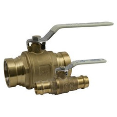 Apollo 94VLF10001B Ball Valve 94VLF-A Lead Free Brass 3 Inch Press 2-Piece PTFE Import Full Port