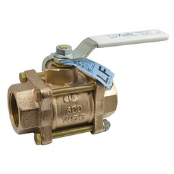 Apollo 82LF10501 Ball Valve 82LF-100 Lead Free Bronze 1 Inch FPT 3-Piece Full Port