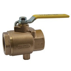 Apollo 7K10401 Ball Valve 7K-100 Brass 3/4 Inch FPT 2-Piece with Drain