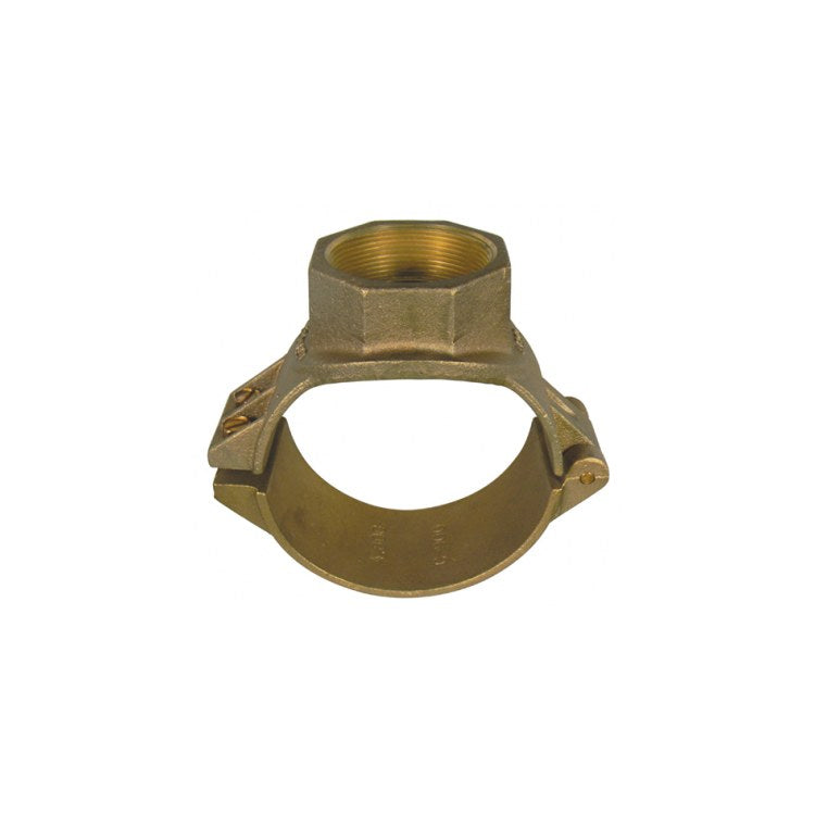 AY McDonald 3895-8X1CC Service Saddle Hinged 8 x 1 Inch CC 9.05 Inch OD Brass 4168-054