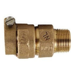 AY McDonald 74753-22-114 Adapter Lead Free Brass 1-1/4 Inch MCPK CTS x M