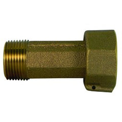 AY McDonald 74620-5812X238 Meter Coupling 1/2 Inch Swivel x Male Lead Free Straight 74620-5812X238