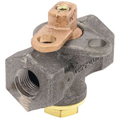 AY McDonald 4810-132 Gas Valve Plug with Lockwing 1/2 Inch Female NPT Black Iron Natural Gas or Propane 560B-12