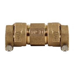 AY McDonald 74758-22-44-34 Coupling 3/4 Inch Mac-Pak CTS x PVC IPS OD Lead Free Brass 5146-162