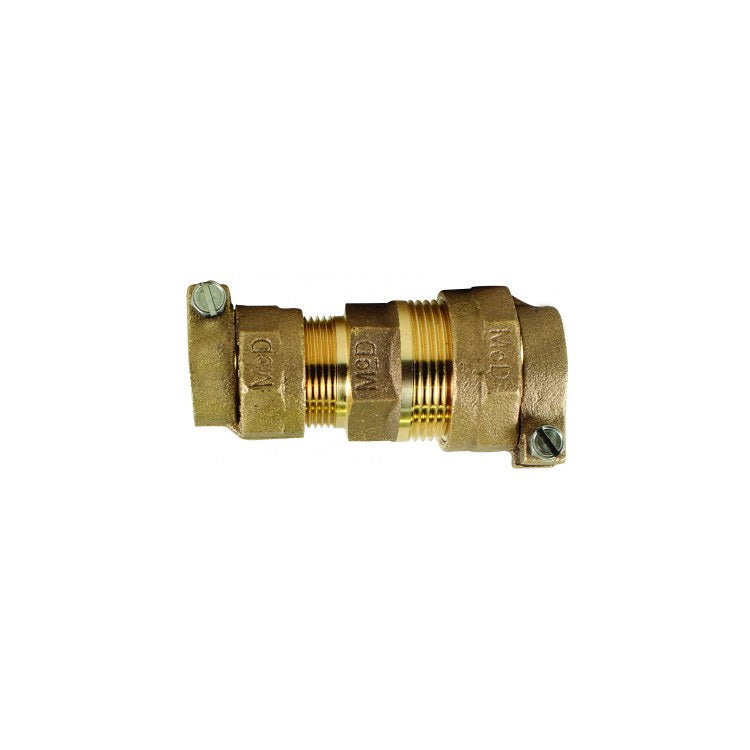 AY McDonald 74758-22-67-3458 Coupling 3/4 x 5/8 Inch Mac-Pak CTS x Lead Extra Strong Lead Free Brass 5180-013