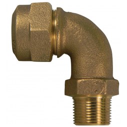 AY McDonald 74779MQ-34 Elbow 90DEG Lead Free Brass 3/4 Inch Q CTSxMale