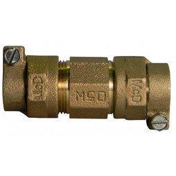 AY McDonald 74758-22-68-34 Coupling 3/4 Inch Mac-Pak CTS x Lead Double Extra Strong Lead Free Brass 5180-025