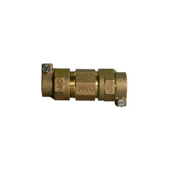 AY McDonald 74758-22-68-34 Coupling 3/4 Inch Mac-Pak CTS x Lead Double Extra Strong Lead Free Brass 5180-025