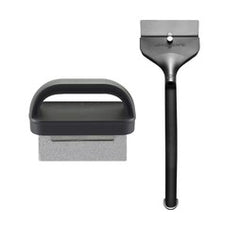 Blackstone 5064 Refurbishment Kit Griddle Plastic/Stainless Steel Scraper and Cleaning Brick