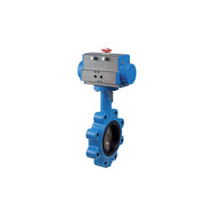 Bonomi SRN501S-3 Butterfly Valve Ductile Iron/Stainless Steel/EPDM 3 Inch Lug NSF Spring Return Pneumatic Actuator