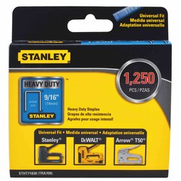 Dewalt STHT71838 Staples Heavy Duty 9/16 Inch 1250 PC Replacement MPN