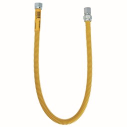 Dormont 30C-4242-48 Gas Connector 3/4 x 48 Inch Female x Female 304 Stainless Steel Yellow