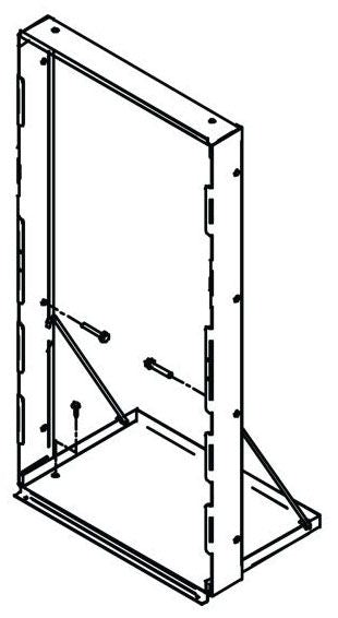 Elkay MFWS100 Mounting Frame for Single-Station In-Wall Refrigerated Bottle Filling Stations