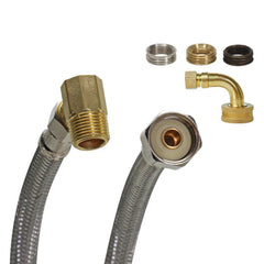 Fluidmaster 1W48CUK 1/2 x 3/8 x 48 in. Dishwasher Flexible Water Connector