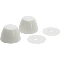 Fluidmaster 7115 Toilet Bowl Bolt Cap in White