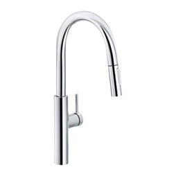 Franke PES-PDX-SNI Kitchen Faucet Pescara Semi Pro 1 Lever Satin Nickel 1.75 Gallons per Minute