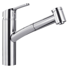 Franke SMA-PO-CHR Smart Single Handle Pull Out Kitchen Faucet in Polished Chrome