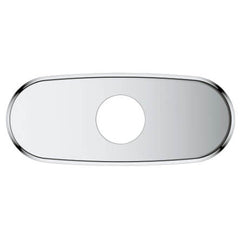 GROHE 07551000 Euro 1-3/8 in. Metal Escutcheon in Starlight Chrome