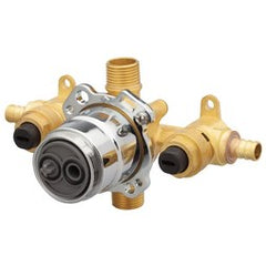 Gerber GS-504-S Pressure Balance Valve Rough-In Treysta Tub and Shower Valve Horizontal Inputs with Stop F1807 PEX Crimp