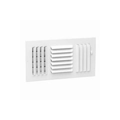 Hart & Cooley 303-14X6W Register 303 Sidewall/Ceiling 3 Way White 14 x 6 Inch Steel