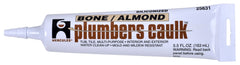 Hercules 25-631 Plumbers Caulk Tube 5.5 Fluid Ounce Almond/Bone