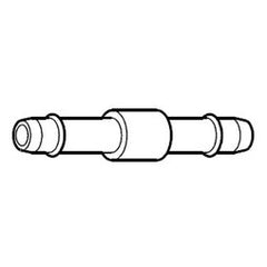 Johnson Controls F-300-21 Coupling 3/8 x 1/4 Inch Barb x Barb