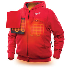 Milwaukee 302R-21M M12 Heated Hoodie Kit M (Red)