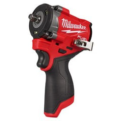 Milwaukee Tool 2562-20 Impact Wrench M12 Fuel Stubby Bare Tool 3/8 Inch 3000 Revolutions per Minute 550 LB