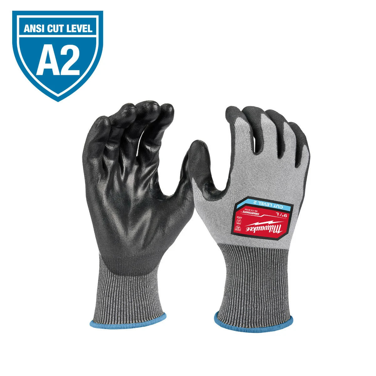 Milwaukee 48-73-8722 Cut Level 2 High Dexterity Polyurethane Dipped Gloves - L