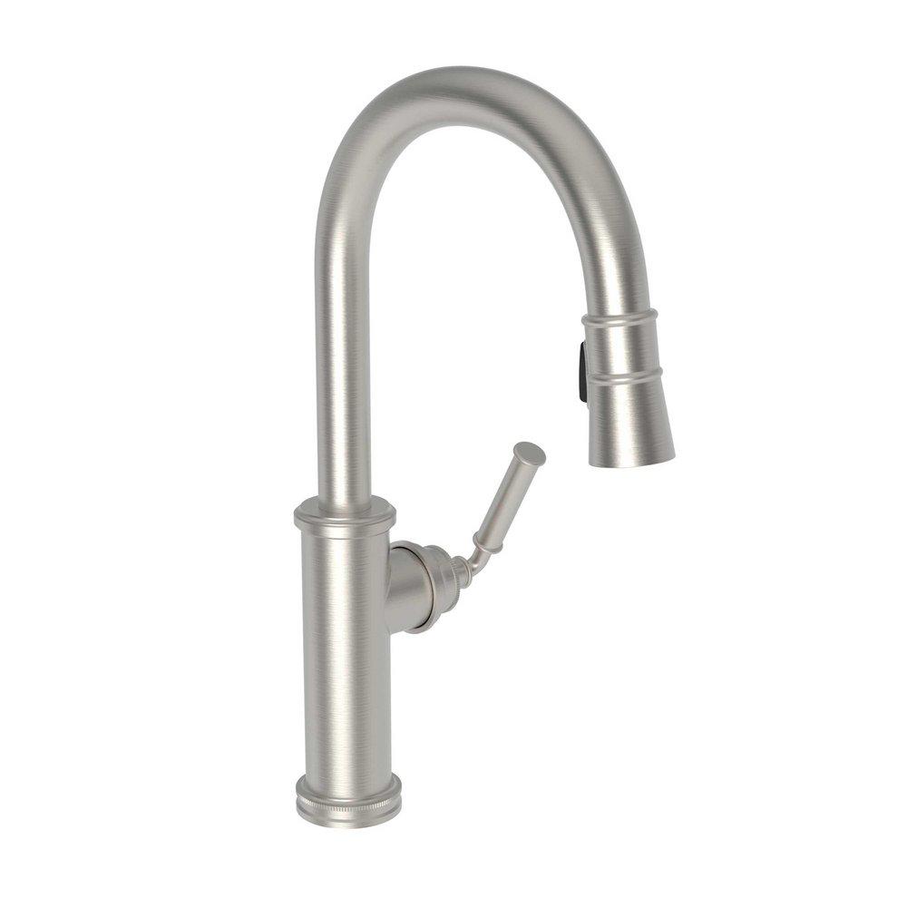 Newport Brass 2940-5103/15S Taft Single Handle Pull Down Kitchen Faucet in Satin Nickel PVD