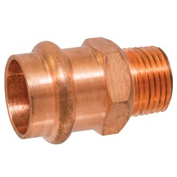 Nibco PC604-112X114 Adapter 1-1/2 x 1-1/4 Inch Wrot Copper Press x Male