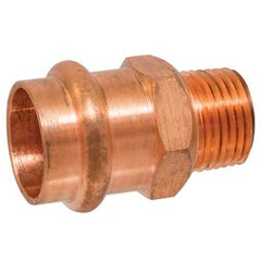 Nibco PC604-34X12 Adapter 3/4 x 1/2 Inch Wrot Copper Press x Male