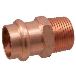 Nibco PC604-4 Adapter 4 Inch Wrot Copper Press x Male