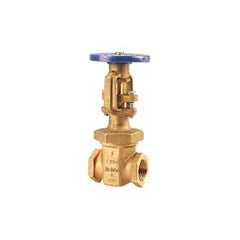 Nibco T1040-12 Gate Valve Rising Stem with Outside Screw and Yoke 1/2 Inch Bronze Class 125 Threaded Female T-104-O