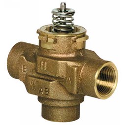 Honeywell Home VCZML6100/U Valve Body 3-Way 3/4 Inch Bronze Sweat 6.6 Cv