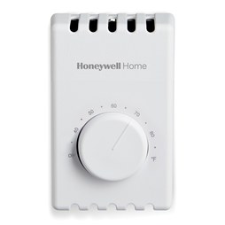 Honeywell Home T410B1004/U Thermostat T410B Non-Programmable Electric Heat with Pos Off Switch DPST 120/208/240/277 Volt