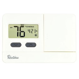 Robertshaw RS3110 Thermostat Designer Digital 24 Volt 1 Heat/1 Cool 5-2 Day 45-95 Degrees Fahrenheit